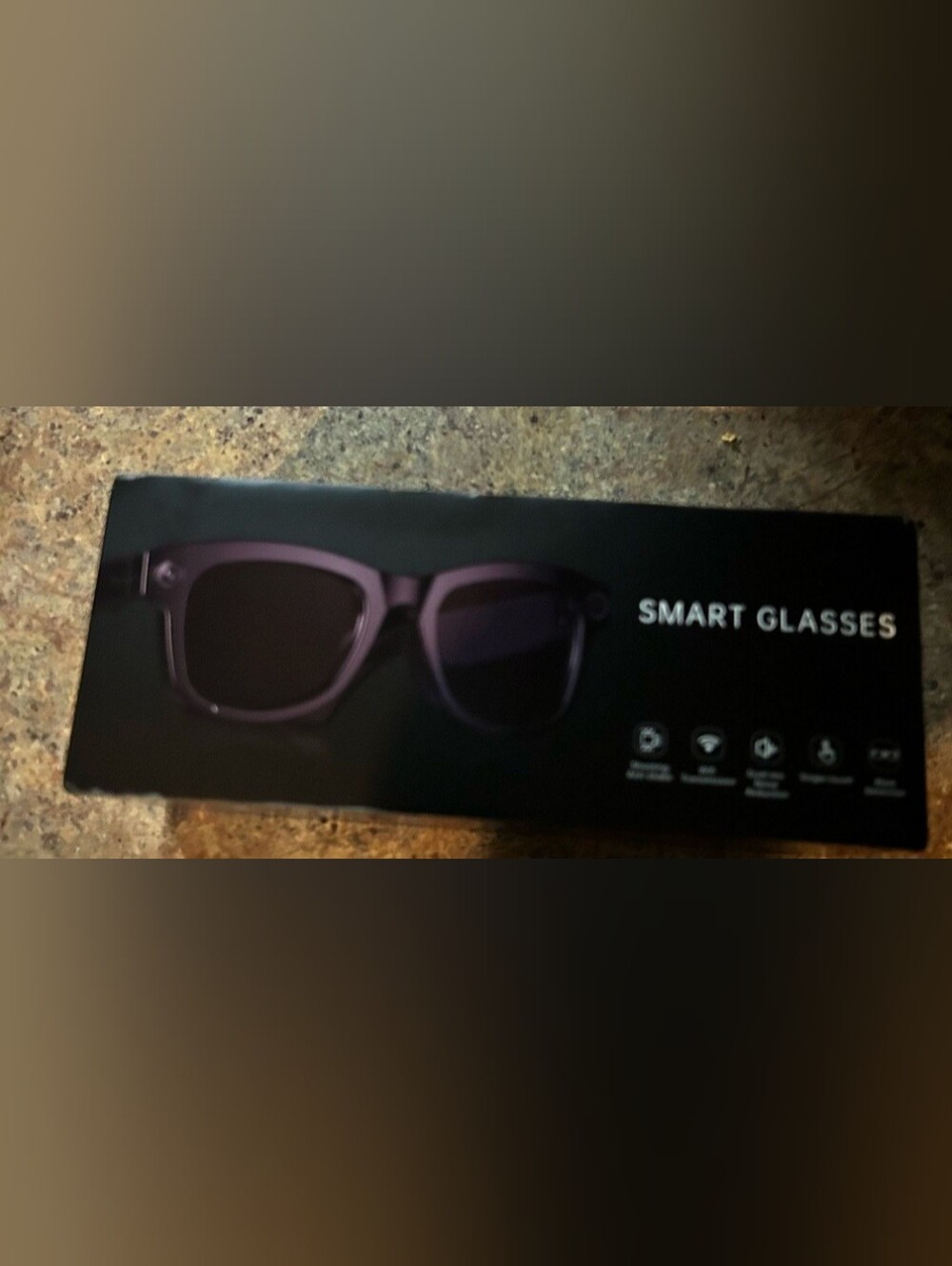 Purple Smart Sunglasses with Bluetooth Audio